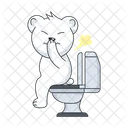 Toilet Sitting  Icon