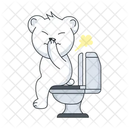 Toilet Sitting  Icon