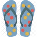 Casual Sandal Flipflop Footwear Icon