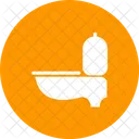 Toilette Sitz Nachtstuhl Symbol