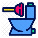 Toilette Job Werkzeug Icon