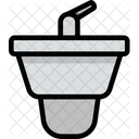 Toilette Bidet Innenraum Symbol