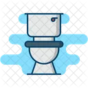 Toilette Badezimmer Wasser Icon