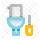 Toilette Kommode Waschraum Icon