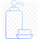 Toilettenartikel Seife Handwaschmittel Symbol