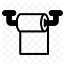 Toilettenpapier Seidenpapier Tissue Rolle Symbol