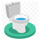 Toilettes Commode Chasse Deau Icône