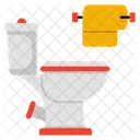 Toilettes Salle De Bains Propre Icône