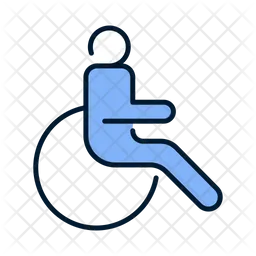 Toilettes pour handicapés  Icône