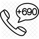 Tokelau Dial Code  Icon