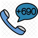Tokelau Dial Code  Icon