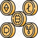 Token Bitcoin Krypto Symbol