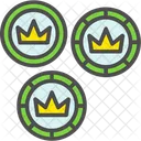 Ficha De Corona Ficha De Juego Gamefi Icon