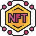 Token No Fungible Nft Arte Icon