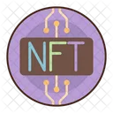 Token no fungible nft  Icono