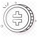 Token Teta Moeda Criptografia Icon