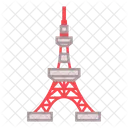 Tokyo Tower Landmark Icon