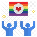 Toleranz Stolz LGBTQ Symbol