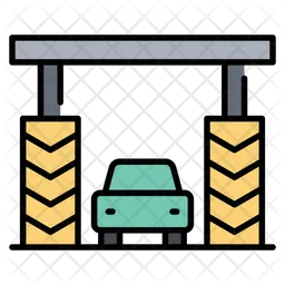 Toll plaza  Icon