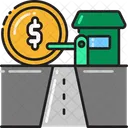 Toll Road Toll Plazatoll Jucntion Icon
