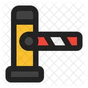 Toll Road Barrier Stop Icon