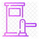 Toll Road Infrastructure Barrier Icon