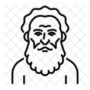 Retrato De Tolstoi Romancistas Escritor Ícone