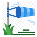 Toma De Viento Direccion Del Viento Prevision Icono