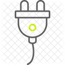 Tomada De Parede Tomada De Parede Conector Cabo Energia Eletrica Energia Eletronica Trabalho Eletrico Ícone