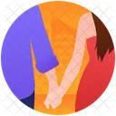 Tomados De La Mano Relacion Amigos Icon