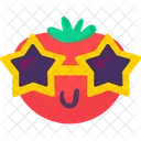 Tomate Emoji Gracioso Icono