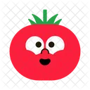 Personagem Tomate Feliz Ícone