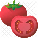 Tomate Comida India Icono