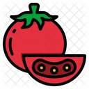 Tomate Vegano Saludable Icon