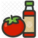 Tomate Salsa Ketchup Icono