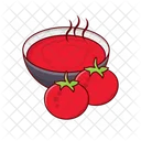 Tomate Salsa Verdura Icono