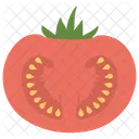Fatiado Tomate Legumes Ícone