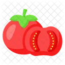 Tomates Tomate Rebanada Icono