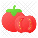 Tomates Tomate Rebanada Icono