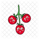 Emoji De Tomates Cherry Icono