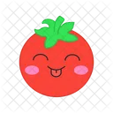 Tomato Happy Vegetable Icon