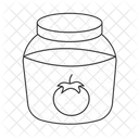Tomato in jar  Icon