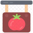 Tomato Sign Board Tomato Board Icon