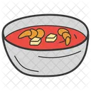 수프 중국 요리 토마토 수프 건강 식품 아이콘