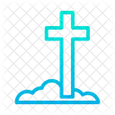 Cementery Cross Funeral Icon