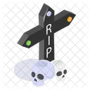 Tombe Cimetiere Effrayant Icon