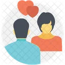 Chute Amour Couple Icon