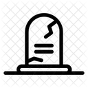 Tombstone Grave Halloween Icon