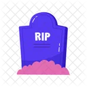 Tombstone Grave Halloween Icon