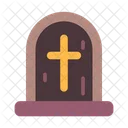 Tombstone Cross Death Icon